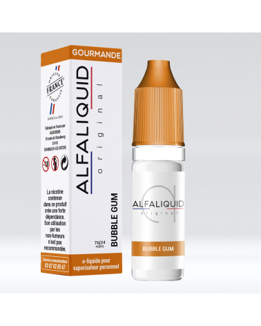 Liquide pour cigarette électronique Bubble Gum Alfaliquid