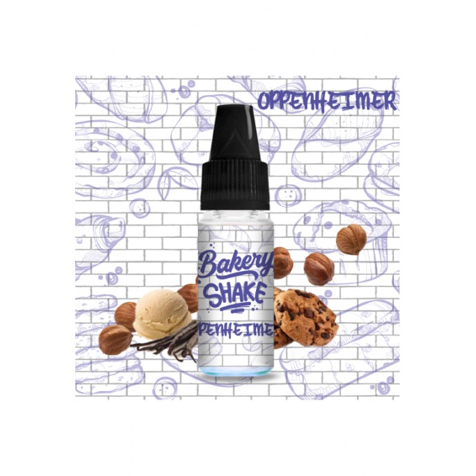 Oppenheiner 10ml sels de nicotine - glace vanille pâte à cookie crème anglaise - Bakery Shake