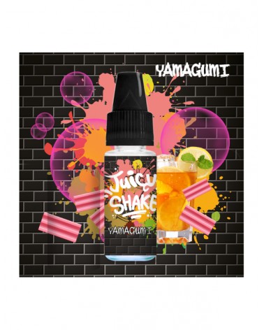 Yamagumi 10ml sels de nicotine - chewing gum pêche - Juicy Shake