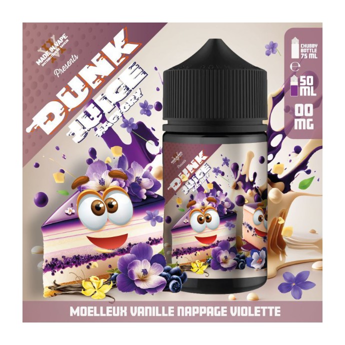 Moelleux Vanillé Nappage Violette 00mg 50ml Dunk Juice Factory