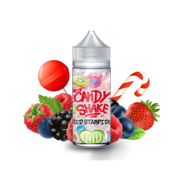 Red Stampido 00mg 100ml - Candy Shake