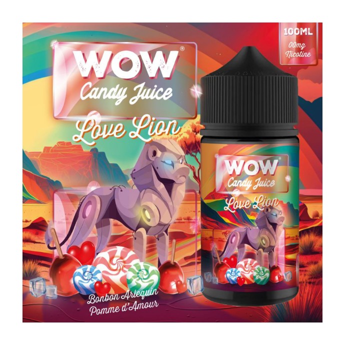 Love Lion 00mg 100ml Candy Juice Evolution WOW