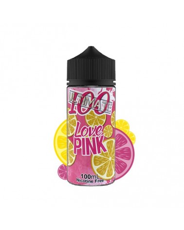 E-liquide Love Pink 100ml sans nicotine - Ultimate 100 - Vape Evasion
