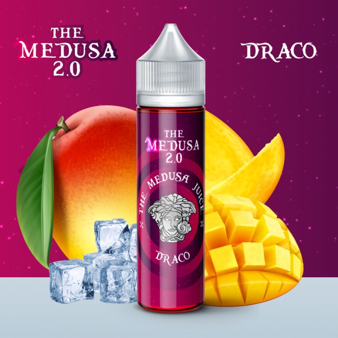 E-liquide Draco 50ml sans nicotine – The Medusa 2.0 - Medusa Juice