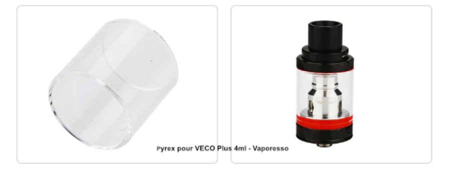 Pyrex pour VECO Plus 4ml - Vaporesso